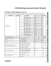 浏览型号MAX809Z的Datasheet PDF文件第3页