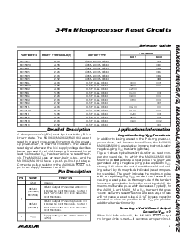 浏览型号MAX809Z的Datasheet PDF文件第5页