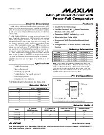 浏览型号MAX6343的Datasheet PDF文件第1页