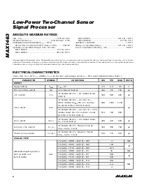 浏览型号MAX1463的Datasheet PDF文件第2页