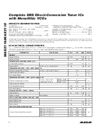 浏览型号MAX2116的Datasheet PDF文件第2页