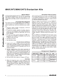 浏览型号MAX2473EVKIT的Datasheet PDF文件第2页