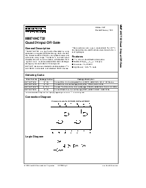 浏览型号MM74HCT32的Datasheet PDF文件第1页