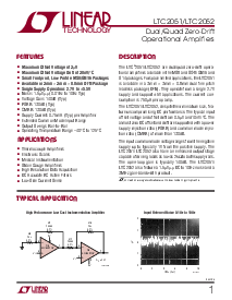 浏览型号LTC2051HV的Datasheet PDF文件第1页