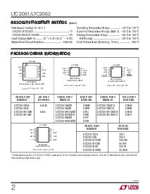 浏览型号LTC2051HV的Datasheet PDF文件第2页