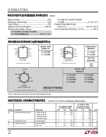 浏览型号LT1056N8的Datasheet PDF文件第2页