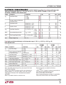 浏览型号LT1057A的Datasheet PDF文件第5页