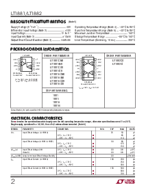 浏览型号LT1881A的Datasheet PDF文件第2页