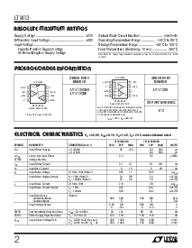 浏览型号LT1413A的Datasheet PDF文件第2页