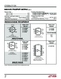 浏览型号LT1028A的Datasheet PDF文件第2页
