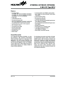 浏览型号HT49R50A-1的Datasheet PDF文件第1页