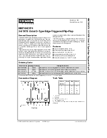 浏览型号MM74HC574的Datasheet PDF文件第1页