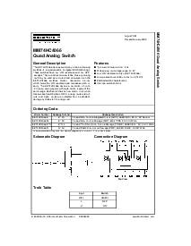 浏览型号MM74HC4066的Datasheet PDF文件第1页