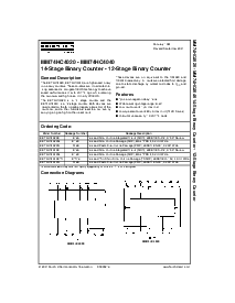 浏览型号MM74HC4020的Datasheet PDF文件第1页