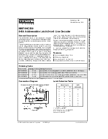 浏览型号MM74HC259的Datasheet PDF文件第1页