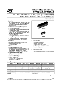 浏览型号ST72C215G2B6的Datasheet PDF文件第1页