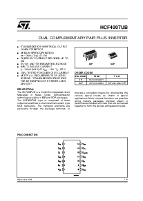 浏览型号HCF4007U的Datasheet PDF文件第1页