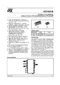 浏览型号HCF4051的Datasheet PDF文件第1页