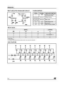 浏览型号M74HC373的Datasheet PDF文件第2页