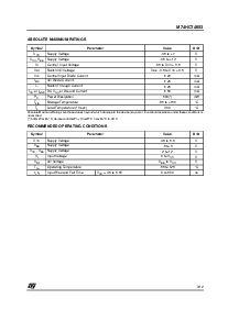 浏览型号M74HCT4053的Datasheet PDF文件第3页