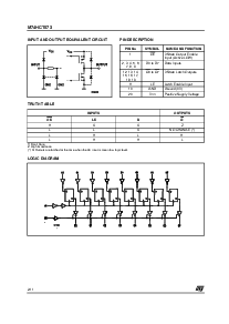 浏览型号M74HCT563的Datasheet PDF文件第2页