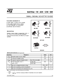 浏览型号BAT54AWFILM的Datasheet PDF文件第1页