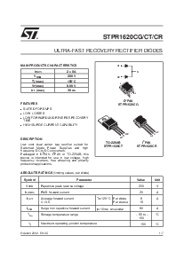 浏览型号STPR1620C的Datasheet PDF文件第1页