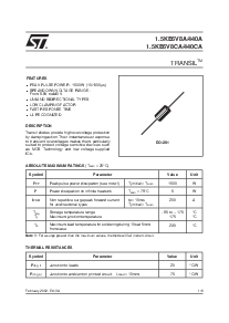 浏览型号1.5KE440A的Datasheet PDF文件第1页