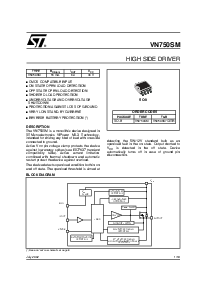 浏览型号VN750SM的Datasheet PDF文件第1页