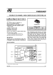 浏览型号VND830ASP的Datasheet PDF文件第1页