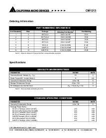 浏览型号CM1213的Datasheet PDF文件第3页