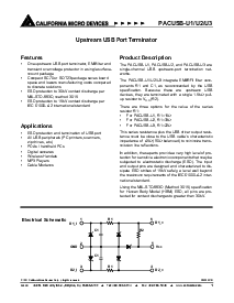浏览型号PACUSB-U1/U2/U3的Datasheet PDF文件第1页