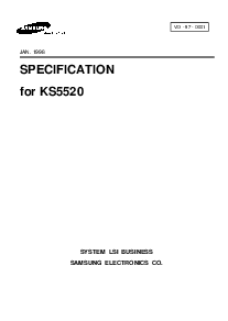 浏览型号S5D5520D的Datasheet PDF文件第1页