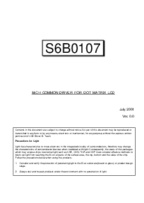 浏览型号S6B0107B的Datasheet PDF文件第1页
