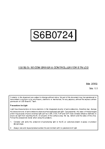 浏览型号S6B0724A的Datasheet PDF文件第1页