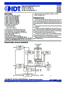 浏览型号IDT7205的Datasheet PDF文件第1页