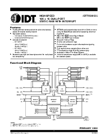 浏览型号IDT70261S/L的Datasheet PDF文件第1页