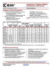 浏览型号XC2VP20的Datasheet PDF文件第2页