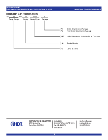 浏览型号IDT74FCT164245T的Datasheet PDF文件第8页