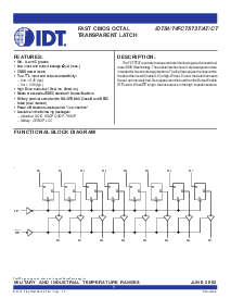 浏览型号IDT74FCT573AT的Datasheet PDF文件第1页