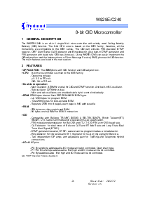 浏览型号W925E240的Datasheet PDF文件第3页