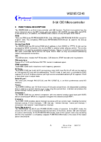 浏览型号W925E240的Datasheet PDF文件第9页