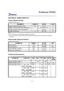浏览型号W91031S的Datasheet PDF文件第14页