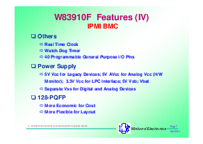 浏览型号W83910F的Datasheet PDF文件第7页