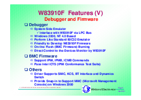 浏览型号W83910F的Datasheet PDF文件第8页