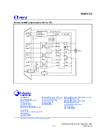 浏览型号W89C92P的Datasheet PDF文件第11页
