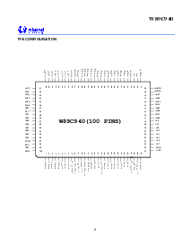浏览型号W89C940F的Datasheet PDF文件第2页