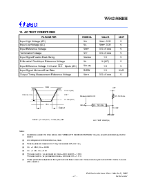 浏览型号W942508BH的Datasheet PDF文件第11页