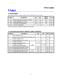 浏览型号W942516BH的Datasheet PDF文件第8页