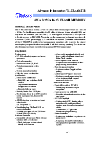 浏览型号W19B320S的Datasheet PDF文件第1页